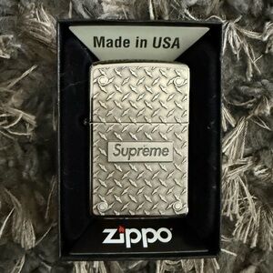 Supreme Diamond Plate Zippo